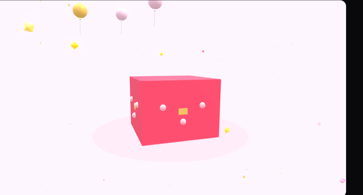 Gift Box Explosion - Birthday Greeting Card Templates