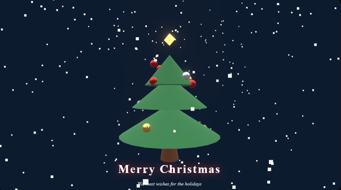Christmas Tree Magic - Eid Mubarak 2026 & Festival Greeting Card Templates