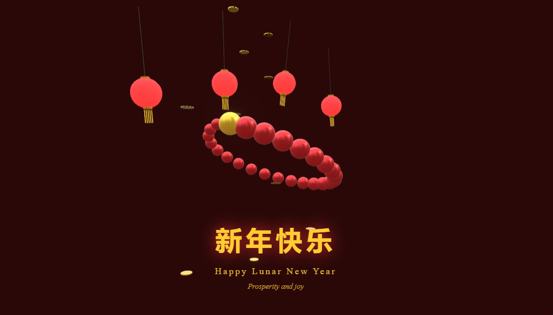Chinese New Year Dragon - Eid Mubarak 2026 & Festival Greeting Card Templates