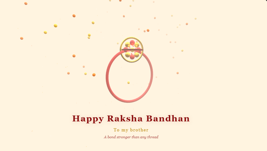 Raksha Bandhan Rakhi - Eid Mubarak 2026 & Festival Greeting Card Templates