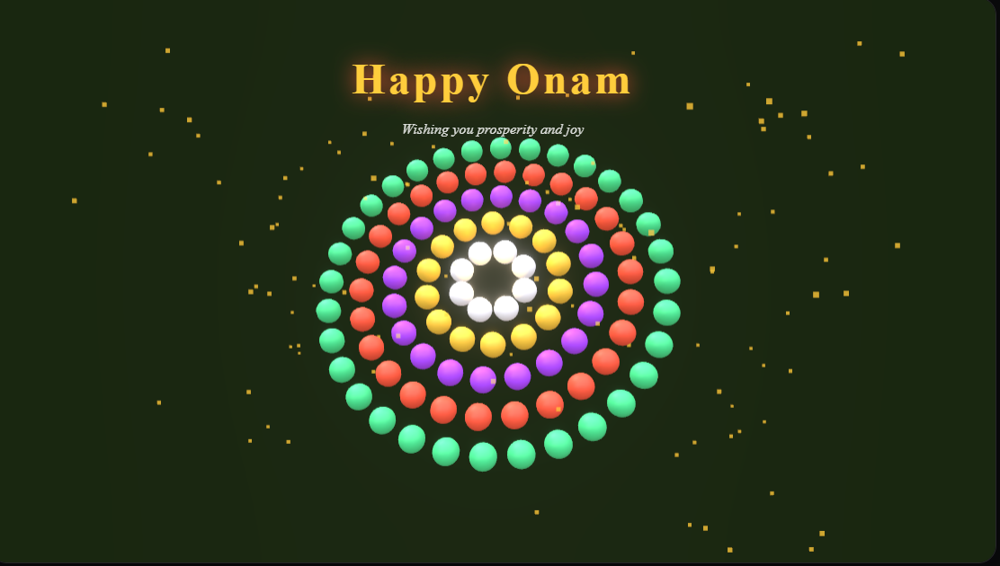 Onam Pookalam - Eid Mubarak 2026 & Festival Greeting Card Templates