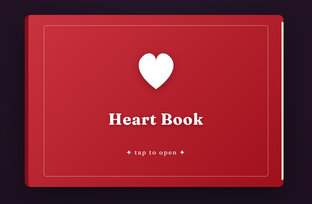Heart Book — Marry Me - Wedding Greeting Card Templates