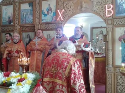Престольный праздник отметили в храме села Балахоновского