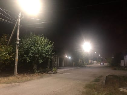 Почти 100 новых фонарей установили в 204 квартале Ставрополя