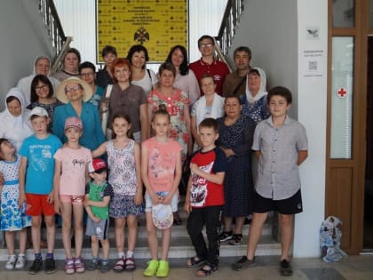 Воспитанники воскресной школы ставропольского храма посетили выставку Соловецкого монастыря