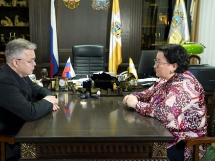 ГУБЕРНАТОР ВЛАДИМИРОВ ВСТРЕТИЛСЯ С ПРЕДСТАВИТЕЛЕМ ЦИК РФ ЭЛЬМИРОЙ ХАЙМУРЗИНОЙ