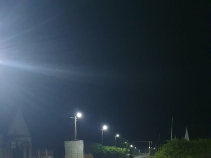 В г.Зеленокумске Советского ГО закончены работы по ремонту автомобильной дороги и освещения по ул. Садовой, проезда Садового 5