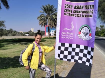 Юная шахматистка из Пятигорска Есения Гулишьян вошла в двадцатку сильнейших по итогам Первенства Азии по рапиду