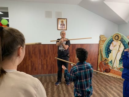 Отряд Братства православных следопытов посетил занятия по самообороне