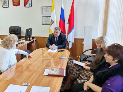 На личном приеме