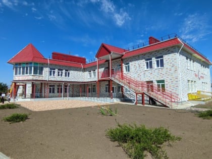 В селе Нефтекумского округа построили детский сад на 100 мест