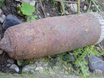 Снаряд времён Гражданской войны нашли в селе на Ставрополье