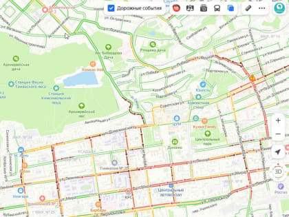 10-балльные пробки образовались в Ставрополе 26 мая из-за всплеска аварий