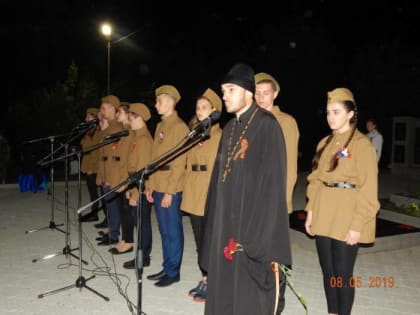 Священник принял участие в памятной акции, посвященной Дню Победы