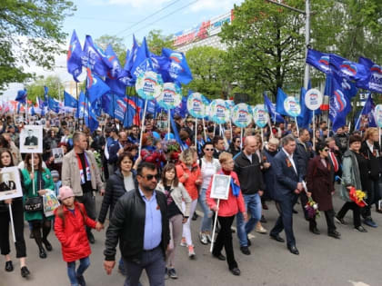 Ставрополье отметило День Победы парадами, митингами и шествиями