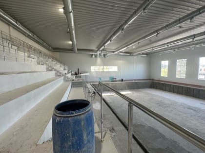 Строительство нового 50-метрового бассейна завершают в Кисловодске