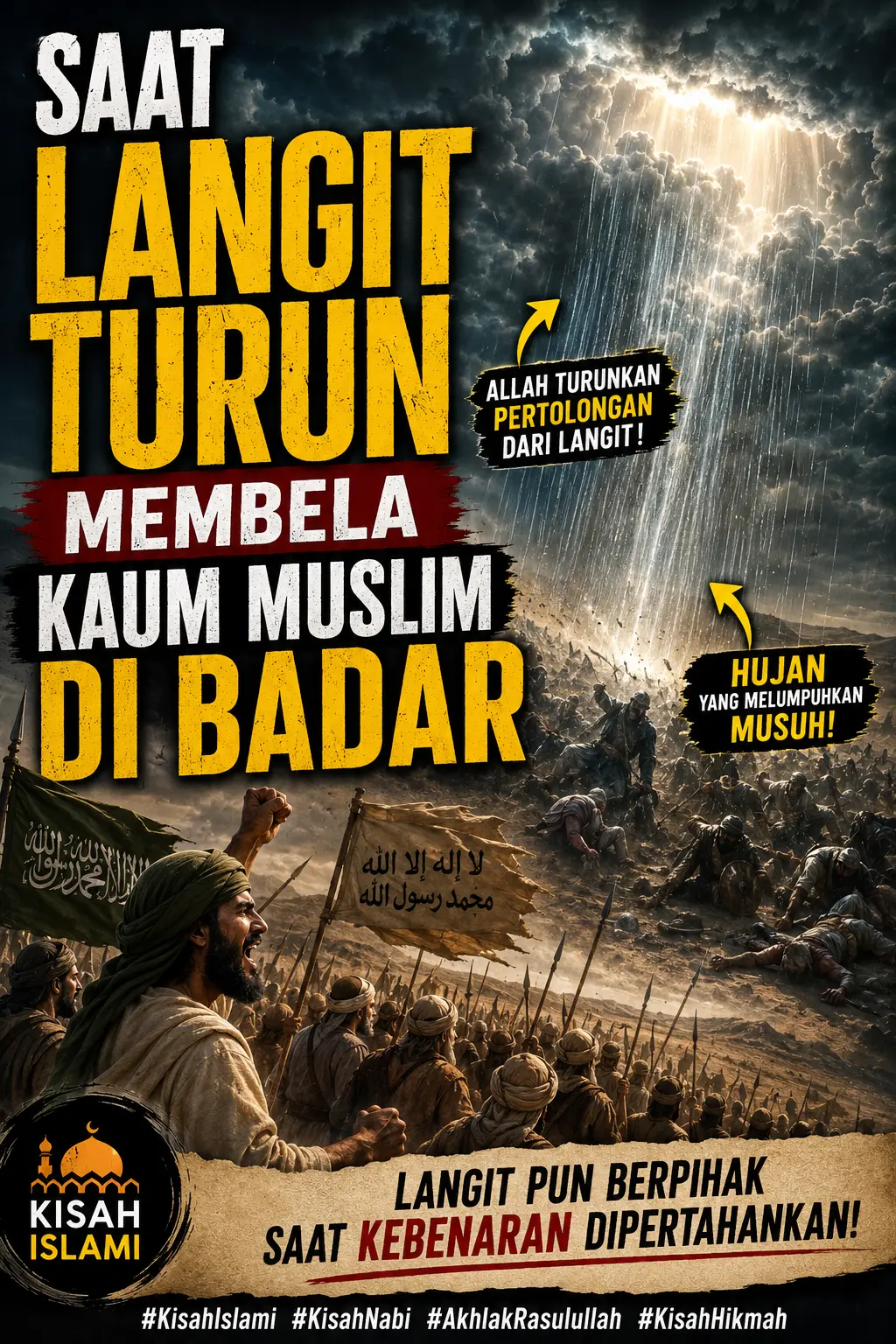 Saat Langit Turun Membela Kaum Muslim di Badar