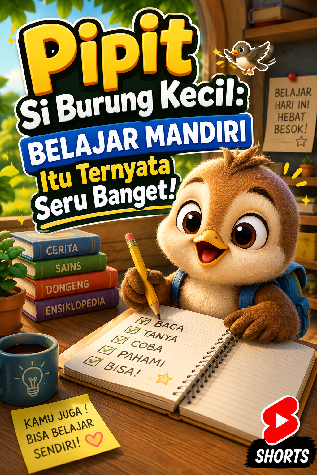 Pipit Si Burung Kecil : Belajar Mandiri itu Ternyata Seru