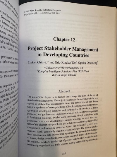 Project Stakeholder Management in Developing Countries
