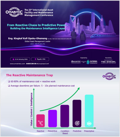 "From Reactive Chaos to Predictive Power: Building the Maintenance Intelligence Layer"