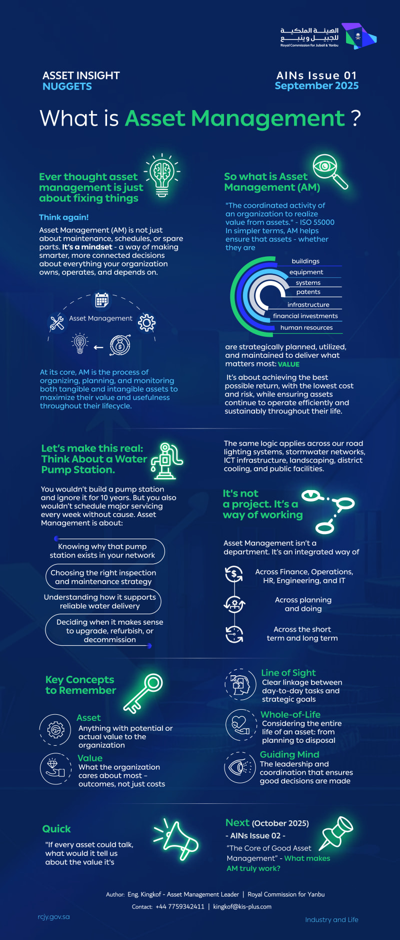 Asset Insight Nuggets (AINs) – Asset Management Awareness & Capability Programme