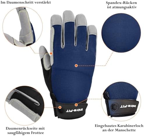 Vue 3 de Intrafit Gants Descalade Parfaits