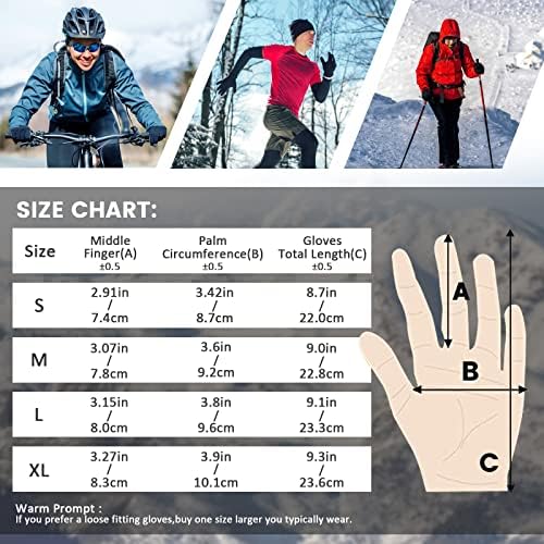 Vue 6 de Gants Dhiver Chauds