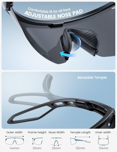 Vue 6 de Lunettes De Soleil Polarisees