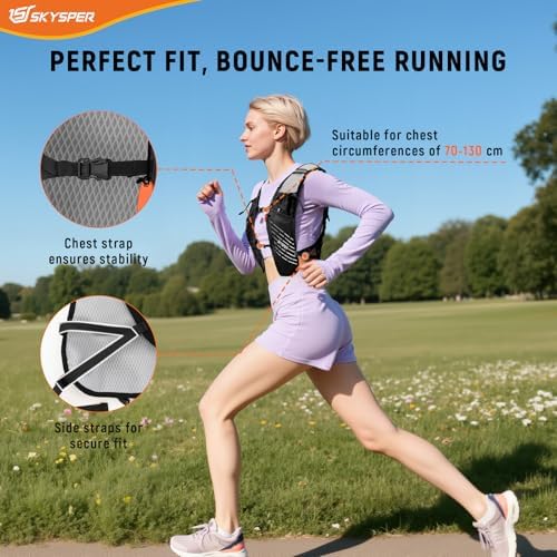 Vue 2 de Skysper Gilet Hydratation Running