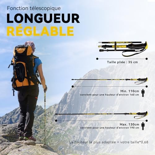 Vue 3 de Dobests Batons De Randonnee