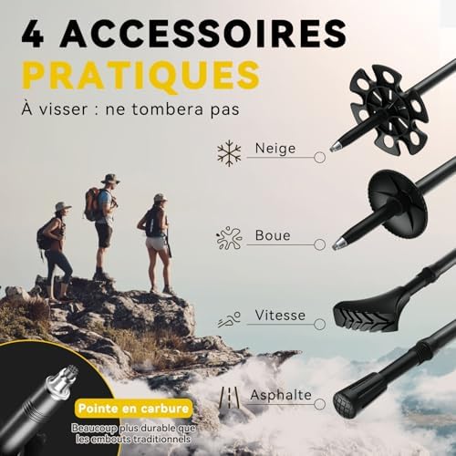Vue 4 de Dobests Batons De Randonnee