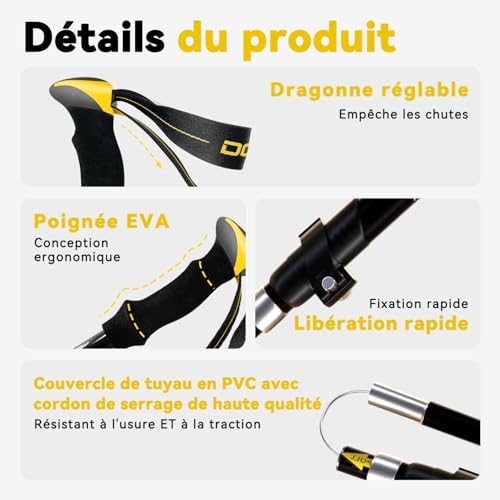 Vue 5 de Dobests Batons De Randonnee