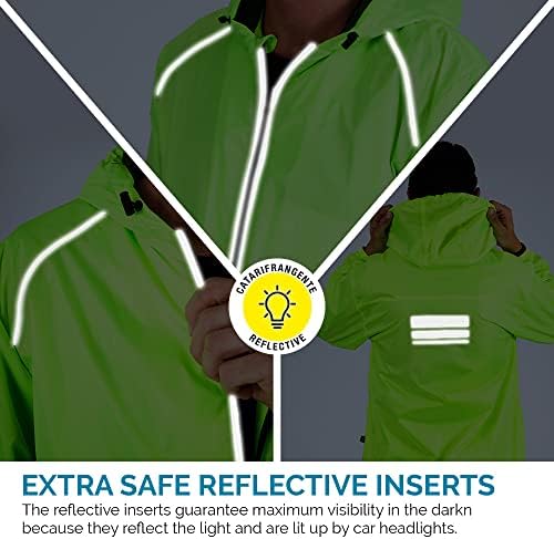 Vue 3 de Veste Homme Impermeable