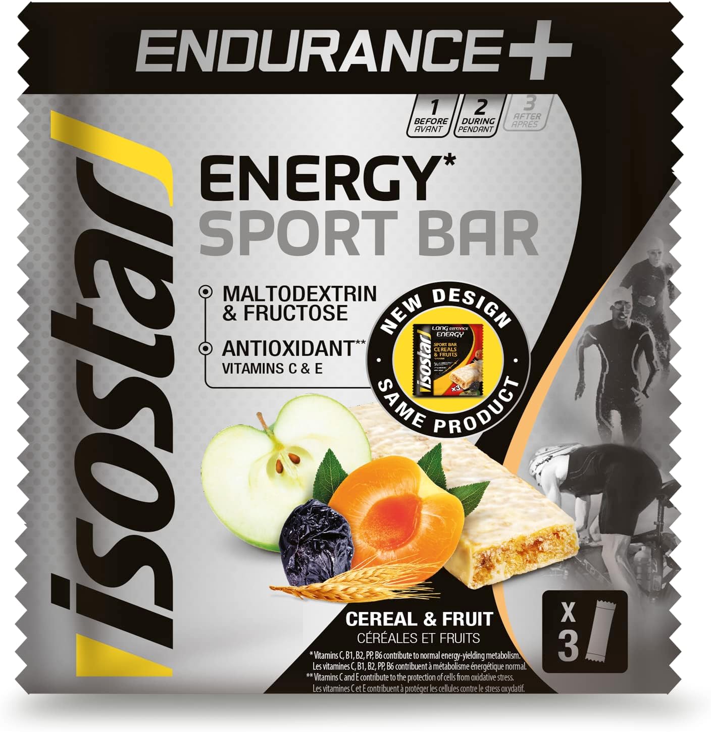Isostar Barres Endurance Energy - Équipement sports extrêmes haute performance