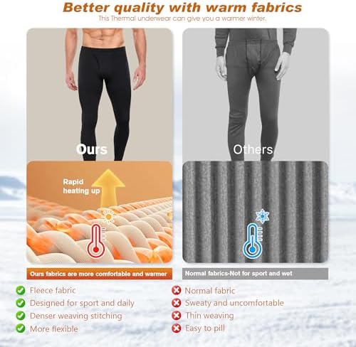 Vue 5 de Collant Thermique Homme Pantalon