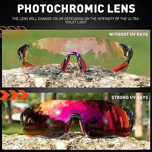 Vue 3 de Kapvoe Lunettes Velo Photochromique
