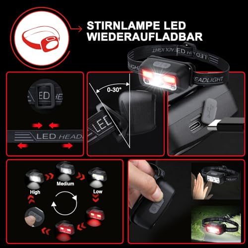 Vue 3 de Wownight Lampe Torche Led