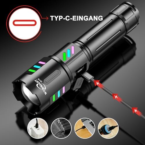 Vue 7 de Wownight Lampe Torche Led