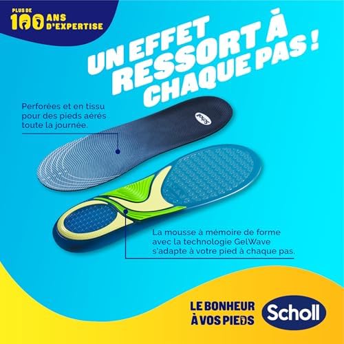 Vue 5 de Scholl Semelles Gelactiv Sport