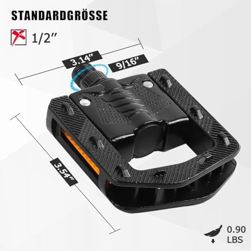 Vue 6 de Pedales De Velo Pliables