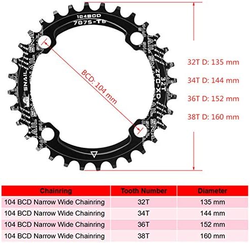 Vue 2 de Plateau De Pedalier Bcd
