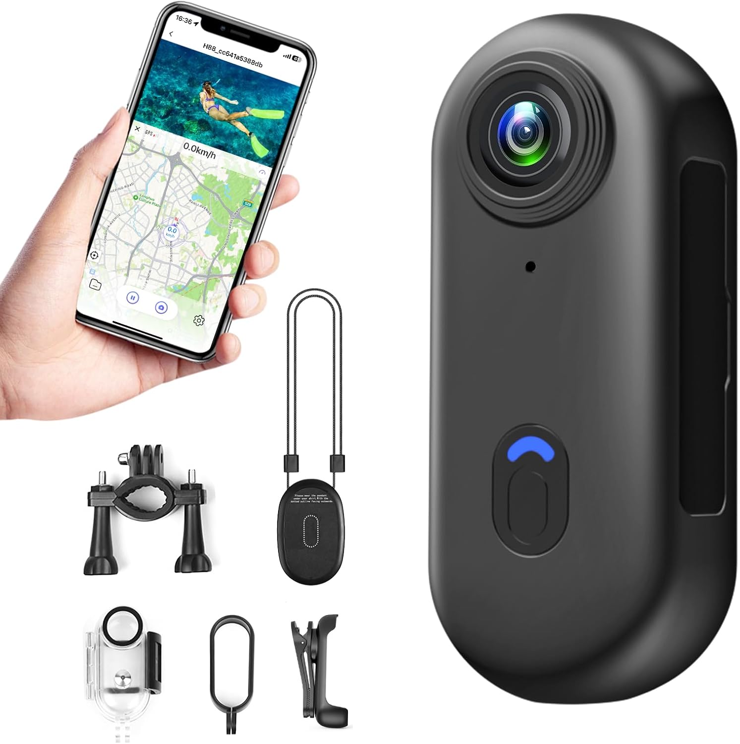 Camera Mini Sport - Équipement sports extrêmes haute performance