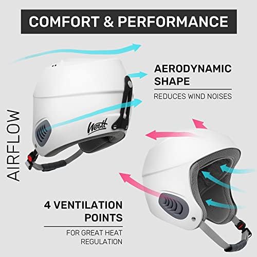 Vue 2 de Westt Casque Ski Homme