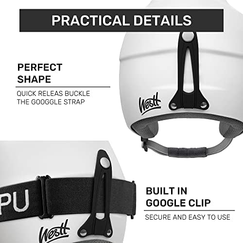 Vue 6 de Westt Casque Ski Homme