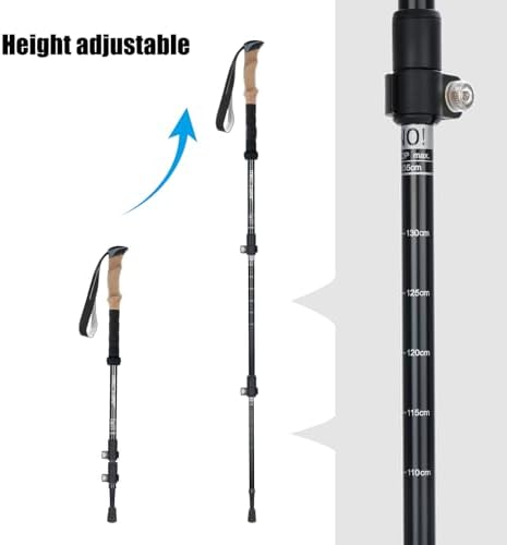 Vue 2 de Oumuik Batons De Randonnee