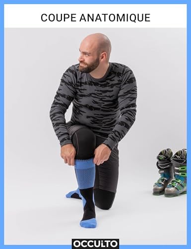 Vue 2 de Chaussettes De Ski Compression