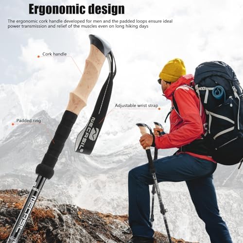 Vue 4 de Oumuik Batons De Randonnee
