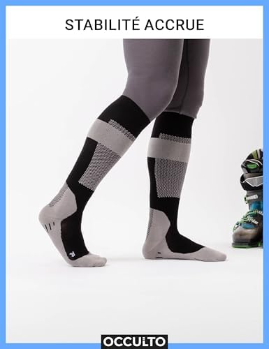 Vue 3 de Chaussettes De Ski Compression