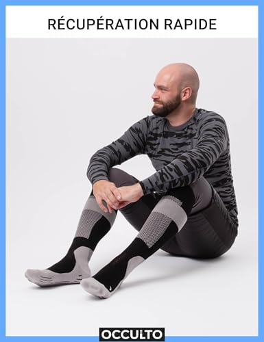 Vue 5 de Chaussettes De Ski Compression