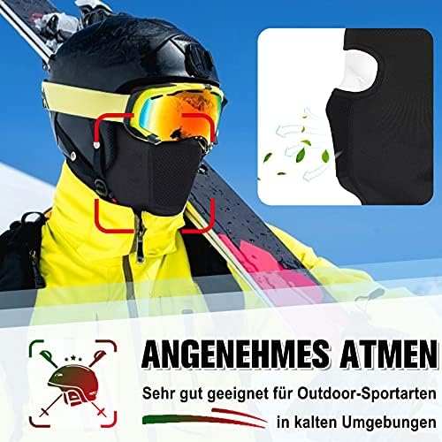 Vue 2 de Cagoule Respirante Balaclava Masque